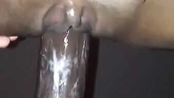 Bbc Big Black Cock Drills Her Tight Pussy In Homemade Video