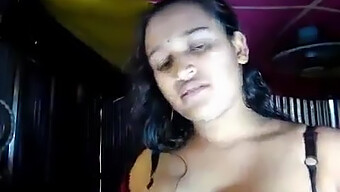 An Indian Wife'S Solo Sexual Encounter Captured On Video