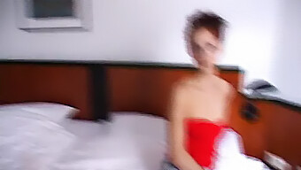 German Hotel Room Casting With Boob And Pussy Licking