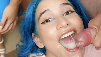 Min Galilea Takes On 64 Massive Loads In Mouthfuls Of Cum In Bukkake Video