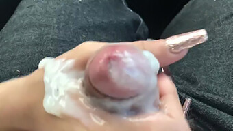 Pov Parking Lot Blowjob With Cum Swallowing And Handjob