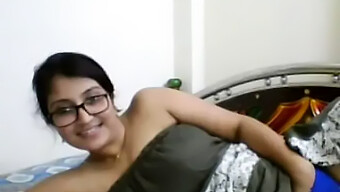 Julie, A Beautiful Indian Girl, Indulges In Breast Play As An Amateur