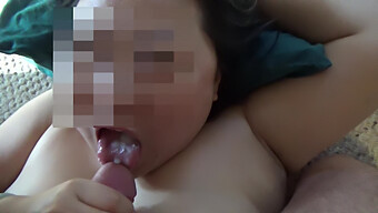 Asian Milf Gives A Satisfying Blowjob And Swallows Cum