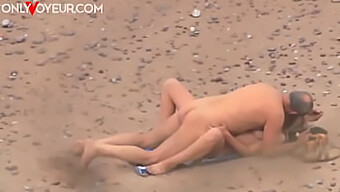 Mature Woman Shirley Harris Gets Caught In A Steamy Beach Romp