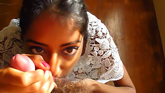 Amateur Indian Babe Gives A Hot Blowjob