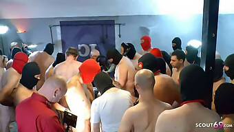 Teen Gets Filled With Cum In German-Style Gangbang