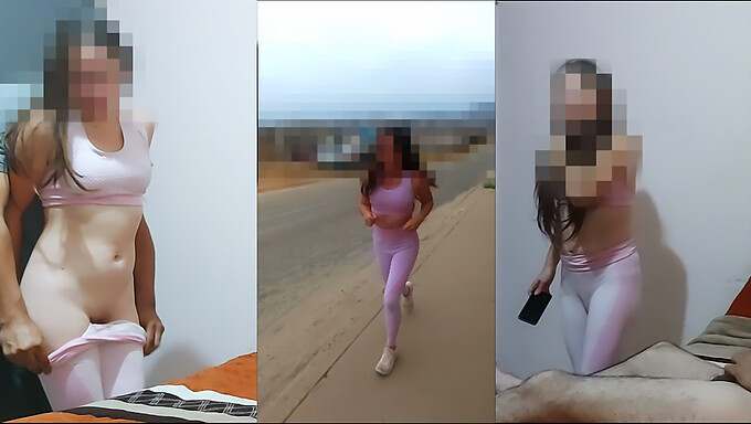 Um casal amador se envolve em sexo ao ar livre enquanto o marido assiste.