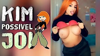 Kim Possible, O Fată Cosplay, Primește Instrucțiuni Hardcore De Masturbare În Portugheză