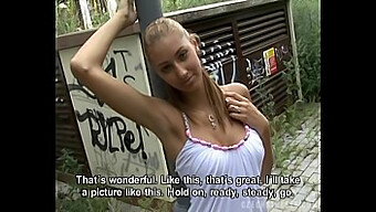 Czech Amateur Kitty Jane'S Public Adventure On The Streets