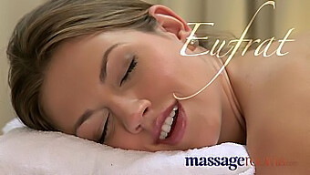 Eufrat And Her Partner Indulge In Sensual Oral Pleasure During A Steamy Massage Session