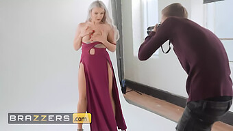 Danny'S Fotoshoot Met Lana Rose Neemt Een Verrassende Wending Als Ze Hem Oraal Stript En Pleziert - Met Beha'S