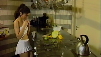 Vintage Anal Scene With Sibel Kekilli In The Kitchen